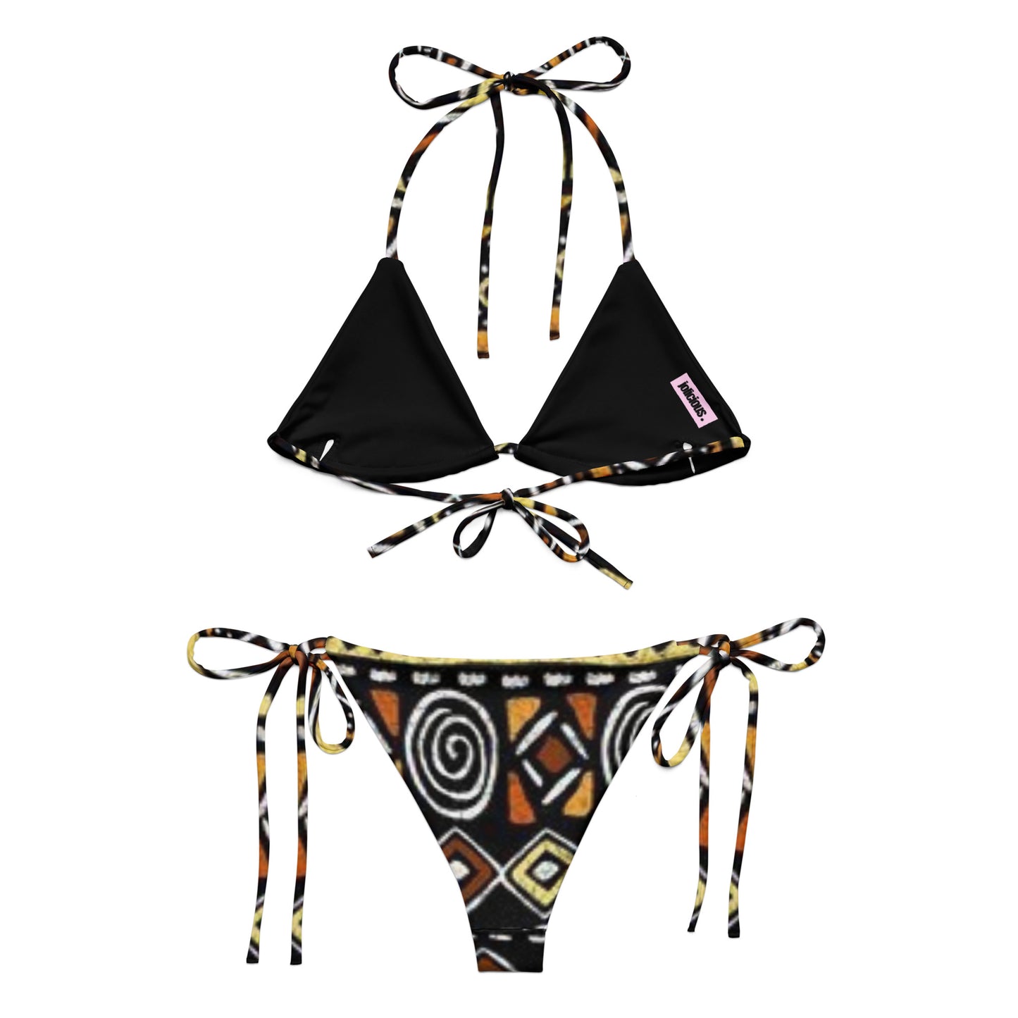 African print bikini set