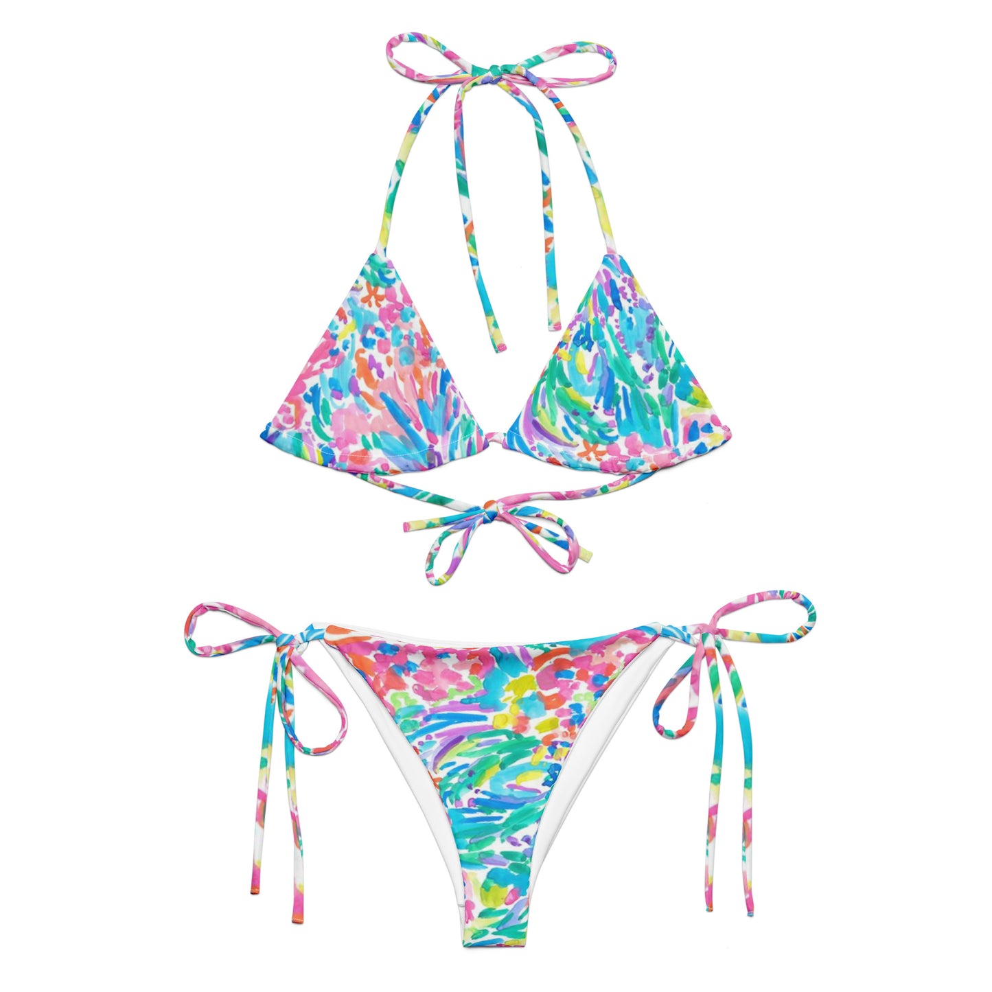 Colorful bikini set